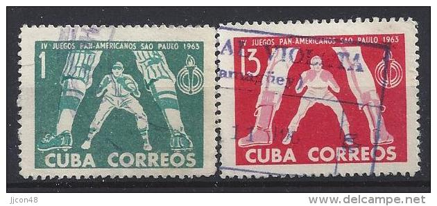 Cuba  1963  4th Pan-American Games  (o) - Used Stamps