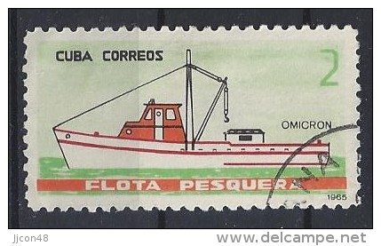 Cuba  1965  Cuban Fishing Fleet: "Omicron"  2c  (o) - Usados