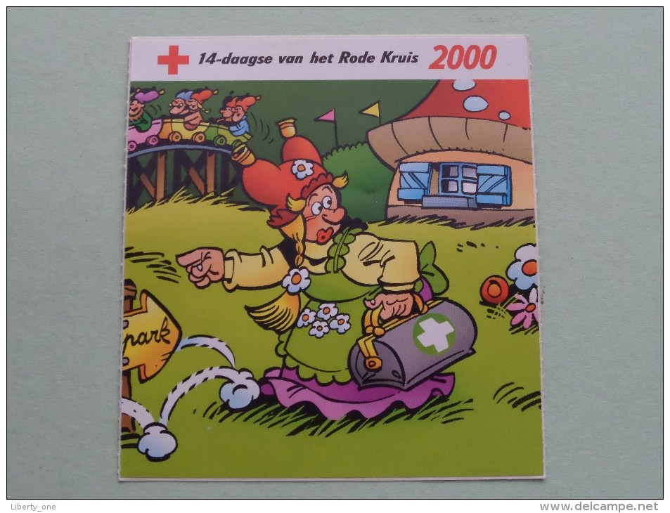 2000 Rode Kruis 14 Daagse ( Zie Foto Voor Details ) Zelfklever Sticker Autocollant ! - Werbung