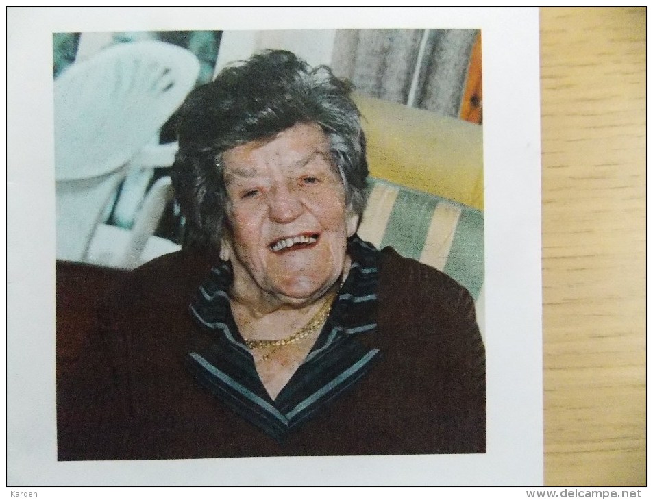 Doodsprentje Alice Bollaert Sint Niklaas 18/10/1912 Hoboken 7/5/2002 ( Gustaaf Van Daele ) - Godsdienst & Esoterisme