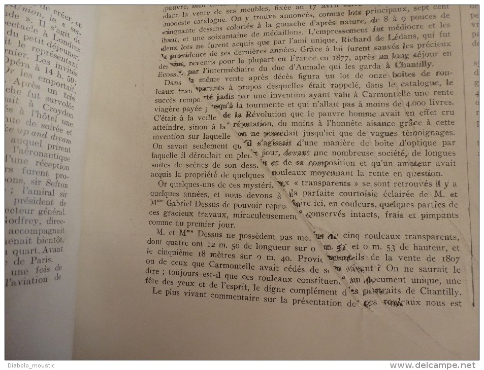 1929 :Barcelone;Les ports aériens;Vues-CARMONTELLE;Racine à Uzeès;Gange;Roi MONIVONG;Route de QUARANTE SOUS ;Erromango