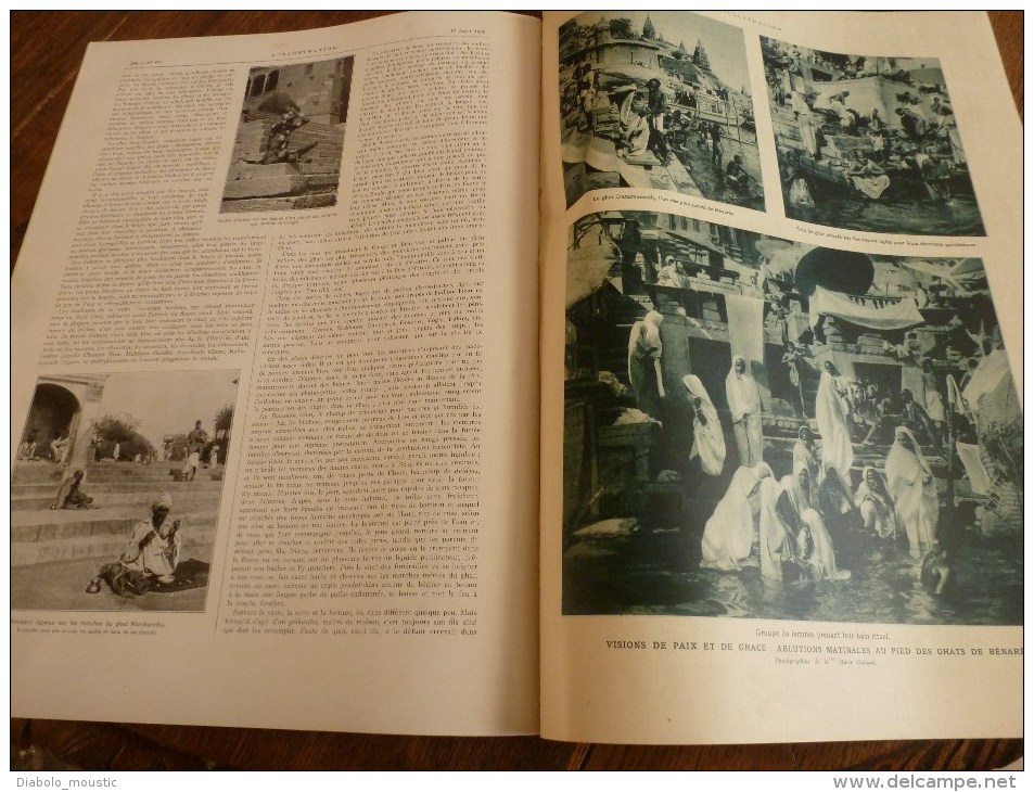 1929 :Barcelone;Les ports aériens;Vues-CARMONTELLE;Racine à Uzeès;Gange;Roi MONIVONG;Route de QUARANTE SOUS ;Erromango