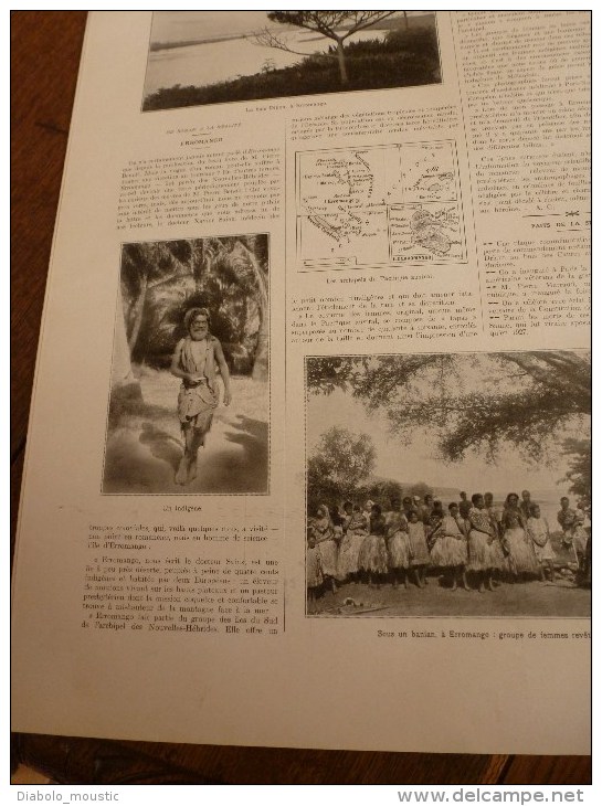 1929 :Barcelone;Les ports aériens;Vues-CARMONTELLE;Racine à Uzeès;Gange;Roi MONIVONG;Route de QUARANTE SOUS ;Erromango