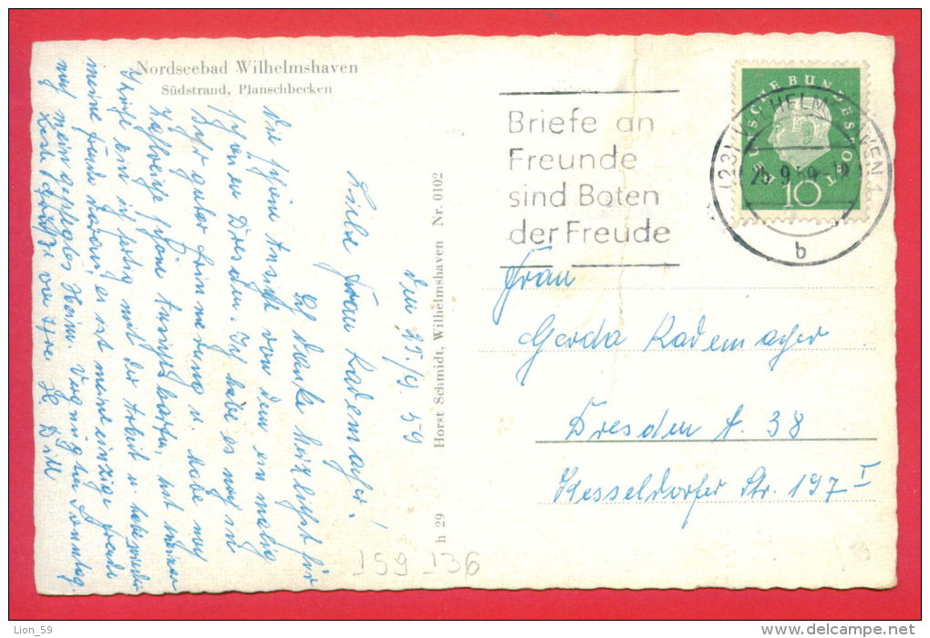 159136 / Nordseebad Wilhemshaven - SÜDSTRAND , PLANSCHBECKEN , NUDE LITTLE BOY GIRL - Germany Deutschland Allemagne - Wilhelmshaven