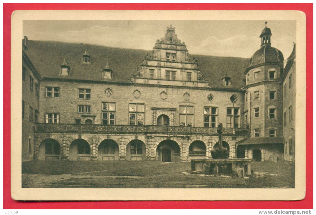 159137 / Weikersheim In Tauberfranken, Der Schlosshof Mit Rittersaal - Germany Deutschland Allemagne Germania - Tauberbischofsheim