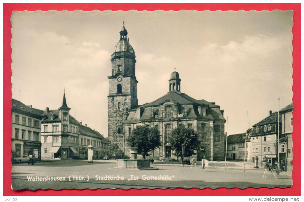 159141 / Waltershausen - Stadtkirche " Zur Gotteshilfe "  CAR - Germany Deutschland Allemagne Germania - Waltershausen