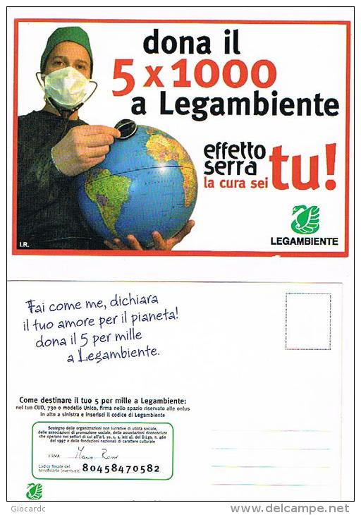 ITALIA  (ITALY)  -  DONA IL 5 X 1000 A LEGAMBIENTE - RIF. 3697 - Advertising