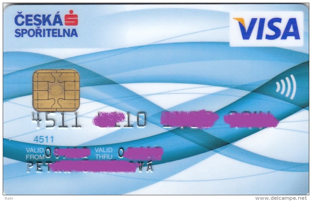 Czech Republic - Ceska Sporitelna - VISA - Geldkarten (Ablauf Min. 10 Jahre)