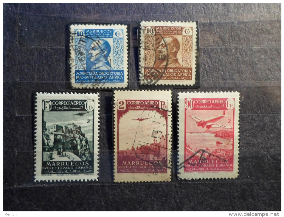 Espana  - Lot Of Unused Stamps   Marruecos - Morocco    J35.13 - Spanish Morocco