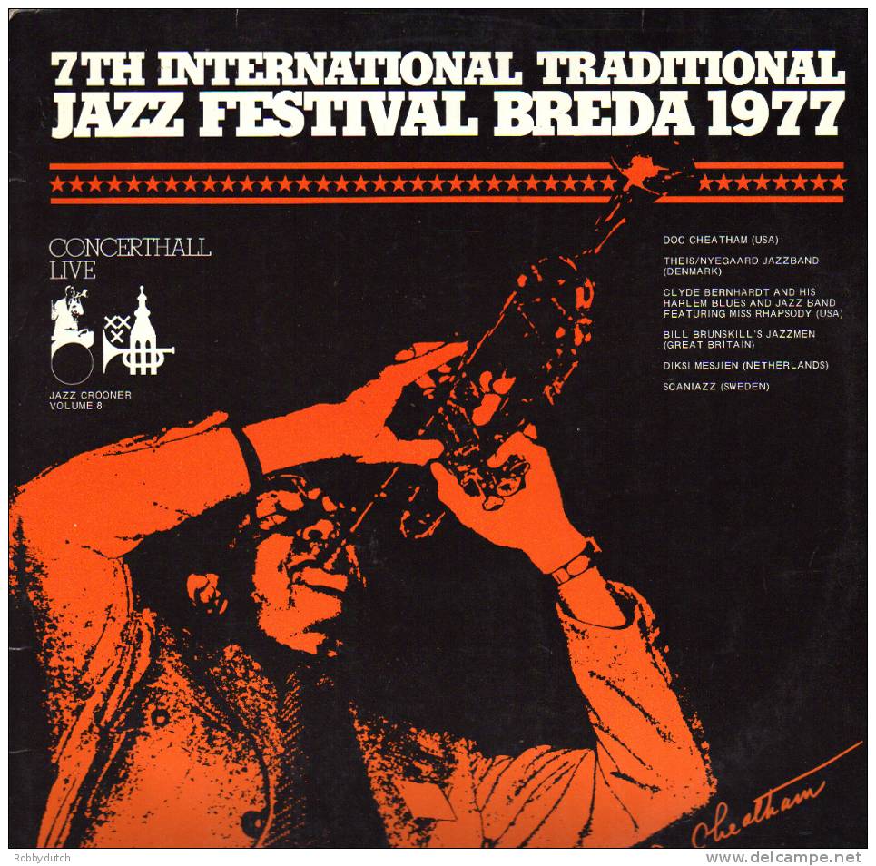 * LP *  7TH INTERNATIONAL TRADITIONAL JAZZ FESTIVAL BREDA 1977 (Jazz Crooner Vol.8 EX-!!!) - Jazz