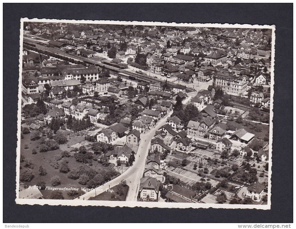 Suisse TG - Fliegeraufnahme WEINFELDEN ( Vue Aerienne Ligne De Chemin De Fer Foto Gross Aero ) - Weinfelden