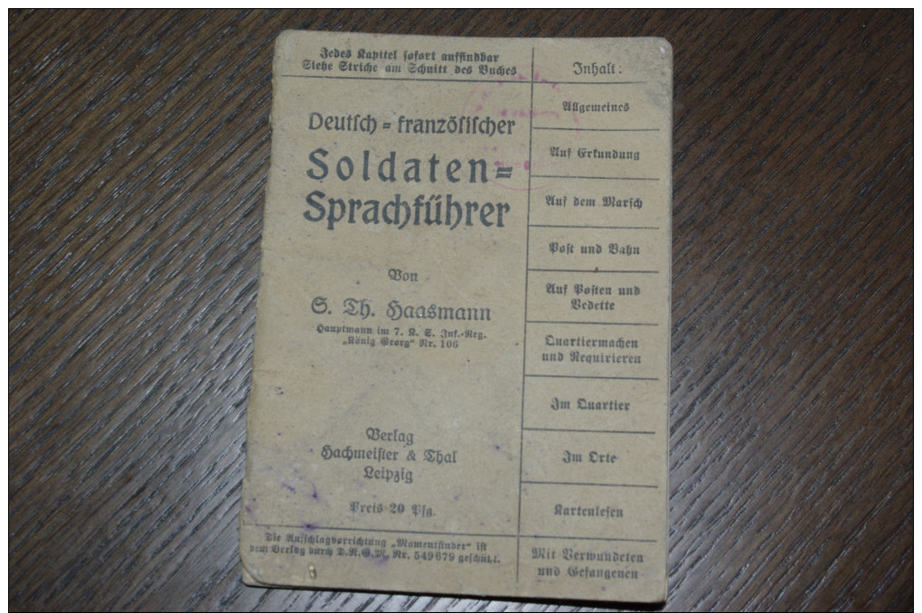 Dictionnaire Allemand Wehrmacht Normandie 1944 - 1939-45