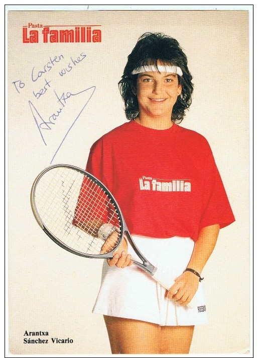 Autographe ARANTXA SANCHEZ VICARIO - Tennis