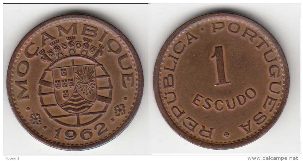 **** MOZAMBIQUE - PORTUGAL - 1 ESCUDO 1962 **** EN ACHAT IMMEDIAT !!! - Mozambique