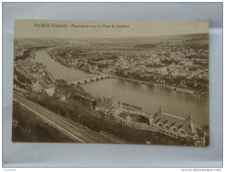 Citadelle-panorama Vers Le Pont De Jambes - Namur