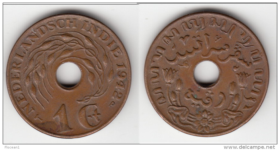 **** INDES NEERLANDAISES - NETHERLANDS EAST INDIES - NEDERLANDSCH INDIE - 1 CENT 1942 **** EN ACHAT IMMEDIAT !!! - Indes Néerlandaises