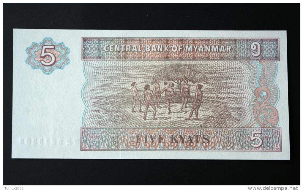 Myanmar - 5 Kyats 1996 - Pick 70 - UNC - Myanmar