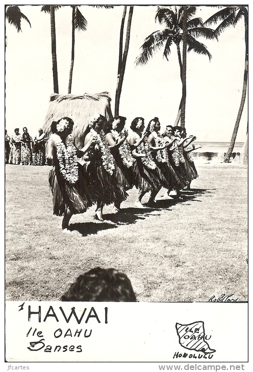 Etr - Hawaï - Ile OAHU - Danses - Semi Moderne Gd Format - Oahu