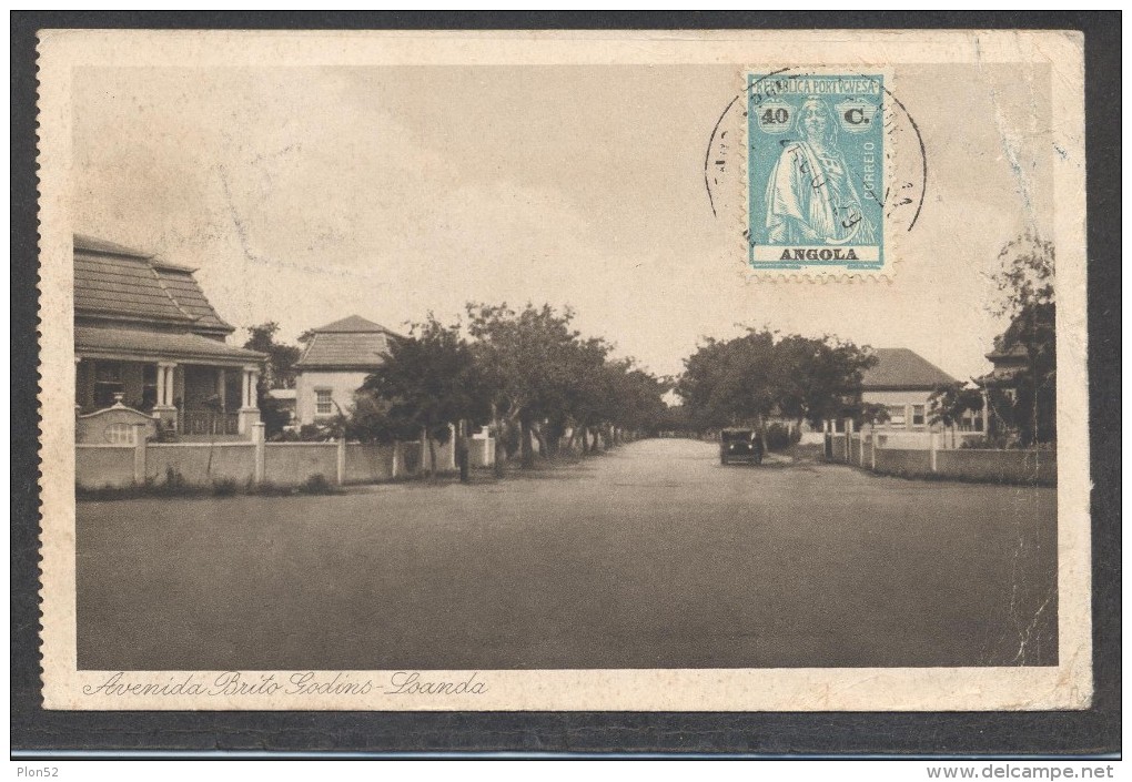 8212-ANGOLA-LOANDA-AVENIDA BRITO GODINS-1929-FP - Angola