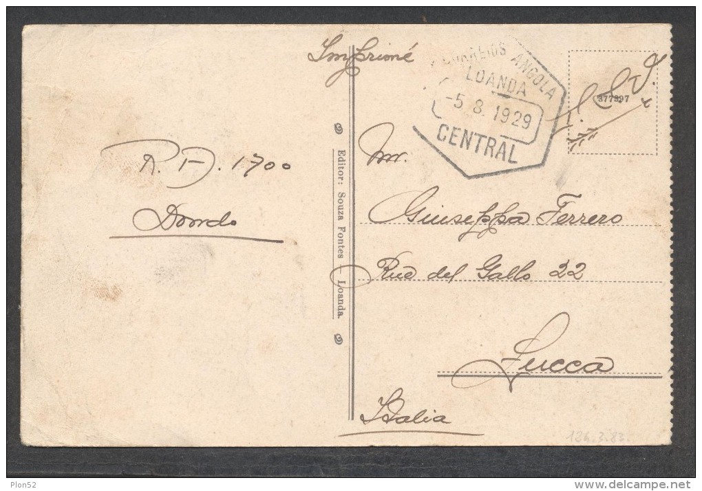 8212-ANGOLA-LOANDA-AVENIDA BRITO GODINS-1929-FP - Angola