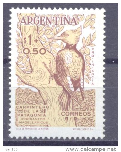 1960. Argentina, Mich.717, Bird, Cantinpero De La Patagonia, 1v,  Mint/** - Ongebruikt