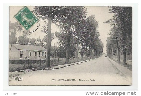 27 - LE VAUDREUIL - ROUTE DE PARIS - 1907 - Le Vaudreuil