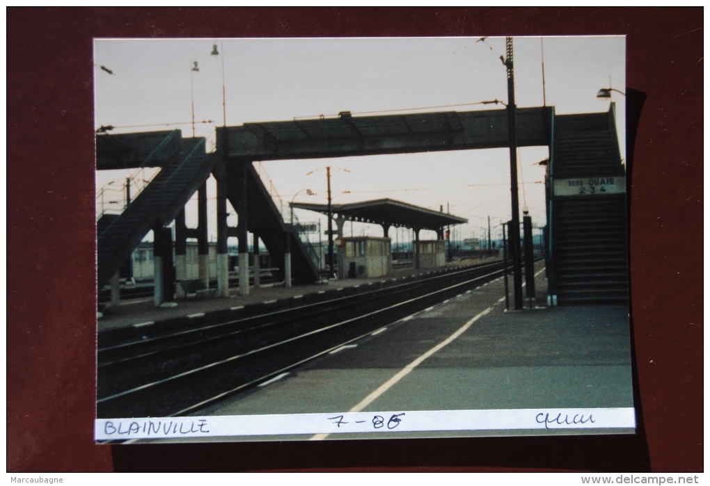 1 Photo - Gare De BLAINVILLE - Treinen