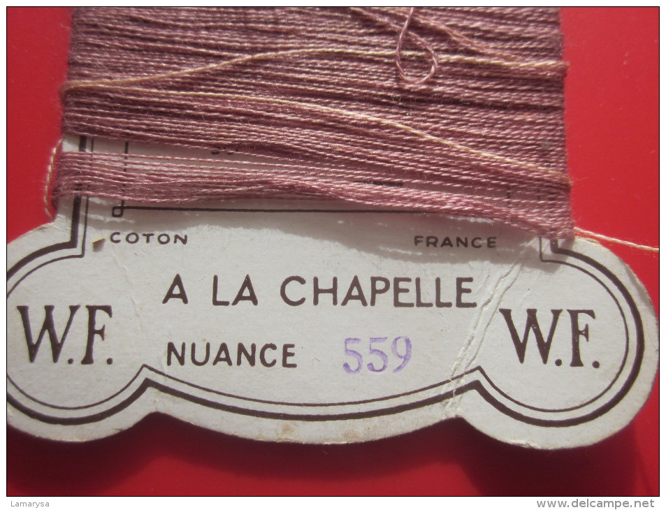 20 M. Coton REPRISER WF MERCERISé A LA CHAPELLE PARIS à La CROIX  NUANCE N° 559 Loisirs Créatifs 1930/40 VINTAGE - Point De Croix