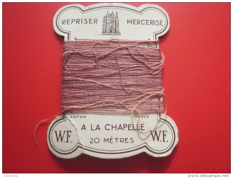 20 M. Coton REPRISER WF MERCERISé A LA CHAPELLE PARIS à La CROIX  NUANCE N° 559 Loisirs Créatifs 1930/40 VINTAGE - Point De Croix