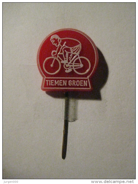 Pin Tiemen Groen (GA5948) - Cyclisme