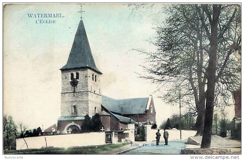 Cpa BELGIQUE - WATERMAEL - L Eglise - Watermaal-Bosvoorde - Watermael-Boitsfort