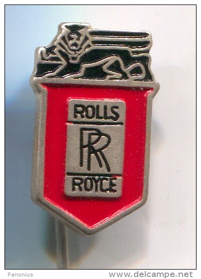 ROLLS ROYCE- Car, Auto,  Vintage Pin, Badge - Sonstige & Ohne Zuordnung