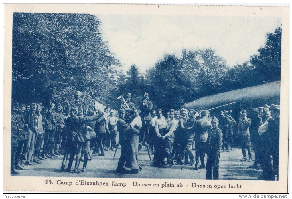 ELSENBORN CAMP MILITAIRE DANSES EN PLEIN AIR - Butgenbach - Bütgenbach