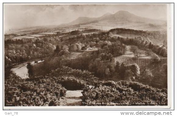 The Eildons From Bemersyde Sir Walter Scotts View - Roxburghshire