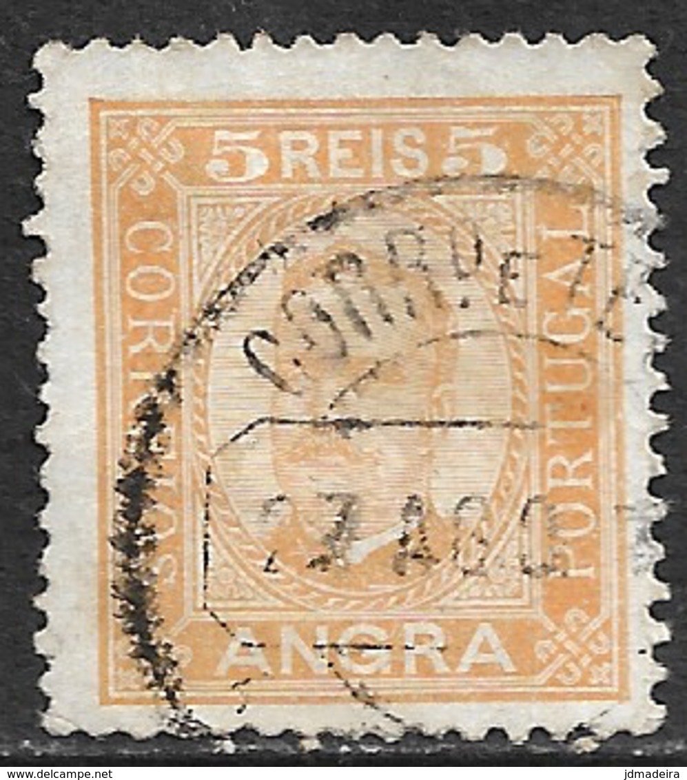 Angra - 1892 King Carlos 5 Réis - Angra