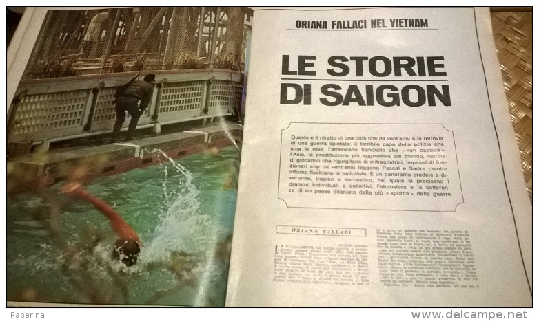 EUROPEO N. 5 1/2/68 FALLACI: SAIGON/ MILVA/ SINATRA/ SOCIETA' ITALIANA RESINE - Altri & Non Classificati