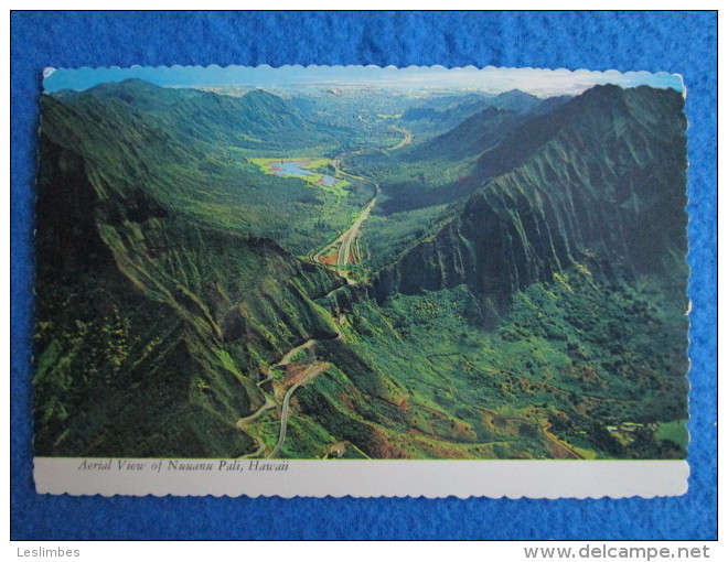 Aerial View Of Nuuanu Pali, Hawaii - Oahu