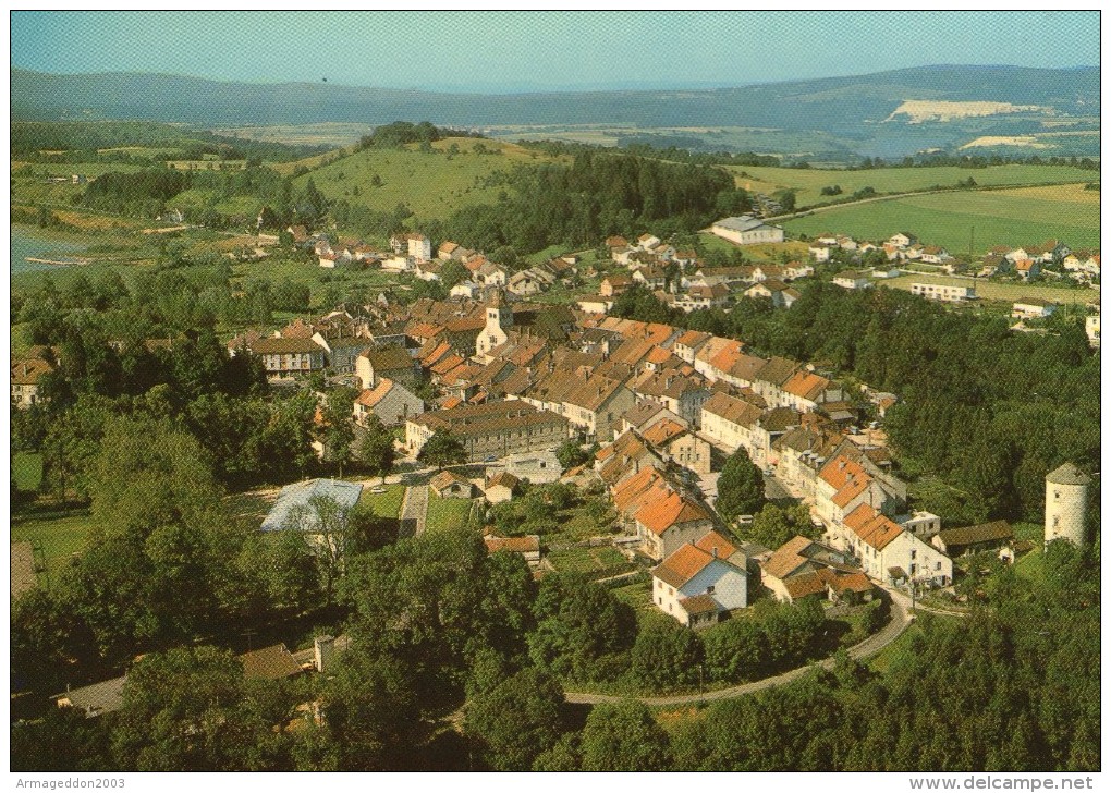 X43  / DEPT 39 CPSM 1970 CLAIRVAUX LES LACS VUE GENERALE  VOYAGEE VOIR DOS - Clairvaux Les Lacs