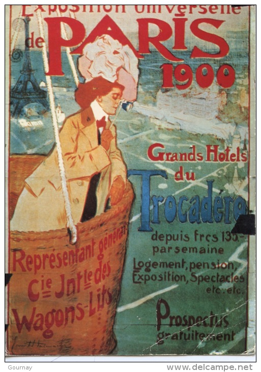 Paris 1900 Exposition Universelle Grands Hotels Du Trocadero (représentant Wagons Lits) Tourisme N°15 Ed Nugeron - Publicité