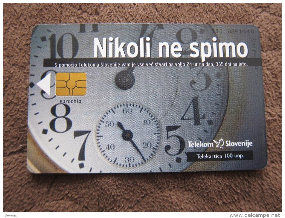 Chip Phonecard,Watch, Used - Slovenia