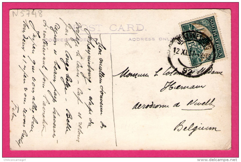 Carte Photo - The Gorge - Victoria Falls - Animée - 1937 - Copyright K 895 - Simbabwe