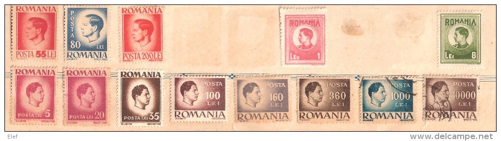 ROMANIA / Roumanie, 1906-1950 Collection Neufs Et Obl Sur Pages Album Anciennes Dont Occupation, Bel Ensemble - Collections