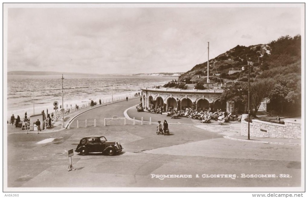 CPSM ROYAUME-UNI - Promenade And Cloisters, Boscombe - Bournemouth (desde 1972)