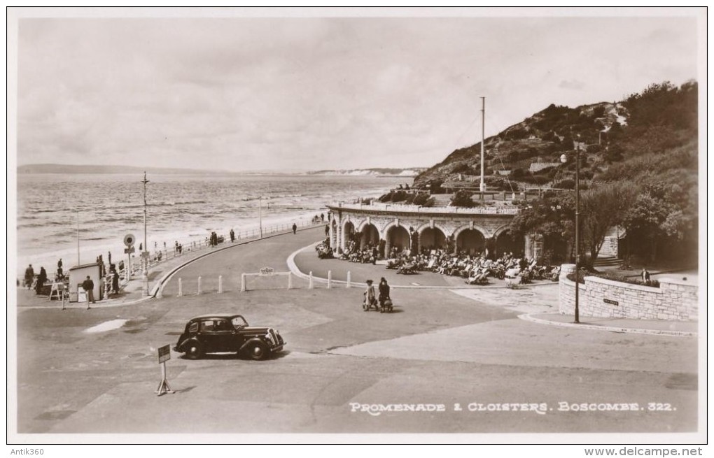 CPSM ROYAUME-UNI - Promenade And Cloisters, Boscombe - Bournemouth (from 1972)