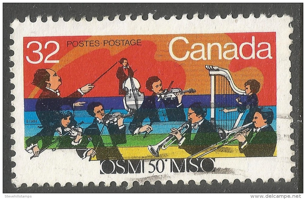 Canada. 1983 50th Anniv Of Montreal Symphony Orchestra. 32c Used SG 1117 - Used Stamps