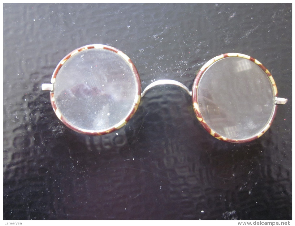 Vintage Ancienne Paire De Lunette Binocles Sans Support Oreille >> Voir - Gafas/Lentes