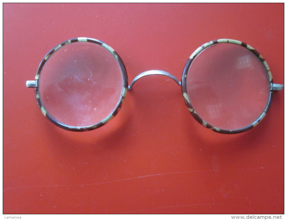 Vintage Ancienne Paire De Lunette Binocles Sans Support Oreille >> Voir - Gafas/Lentes