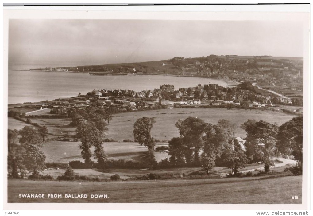 CPSM ROYAUME-UNI - Swanage From Ballard Down - Swanage