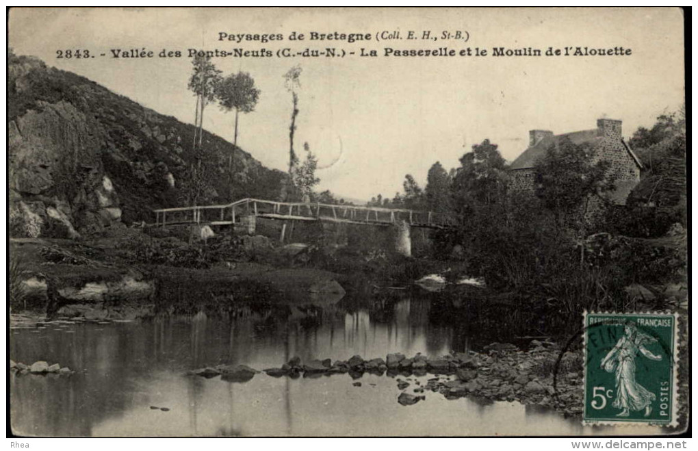 22 Les Ponts-Neufs Morieux Passerelle - Morieux