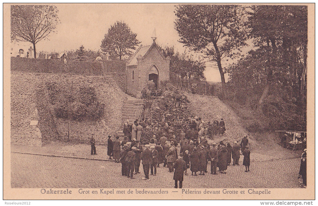 ONKERZELE : Grot En Kapel Met De Bedevaarders - Geraardsbergen